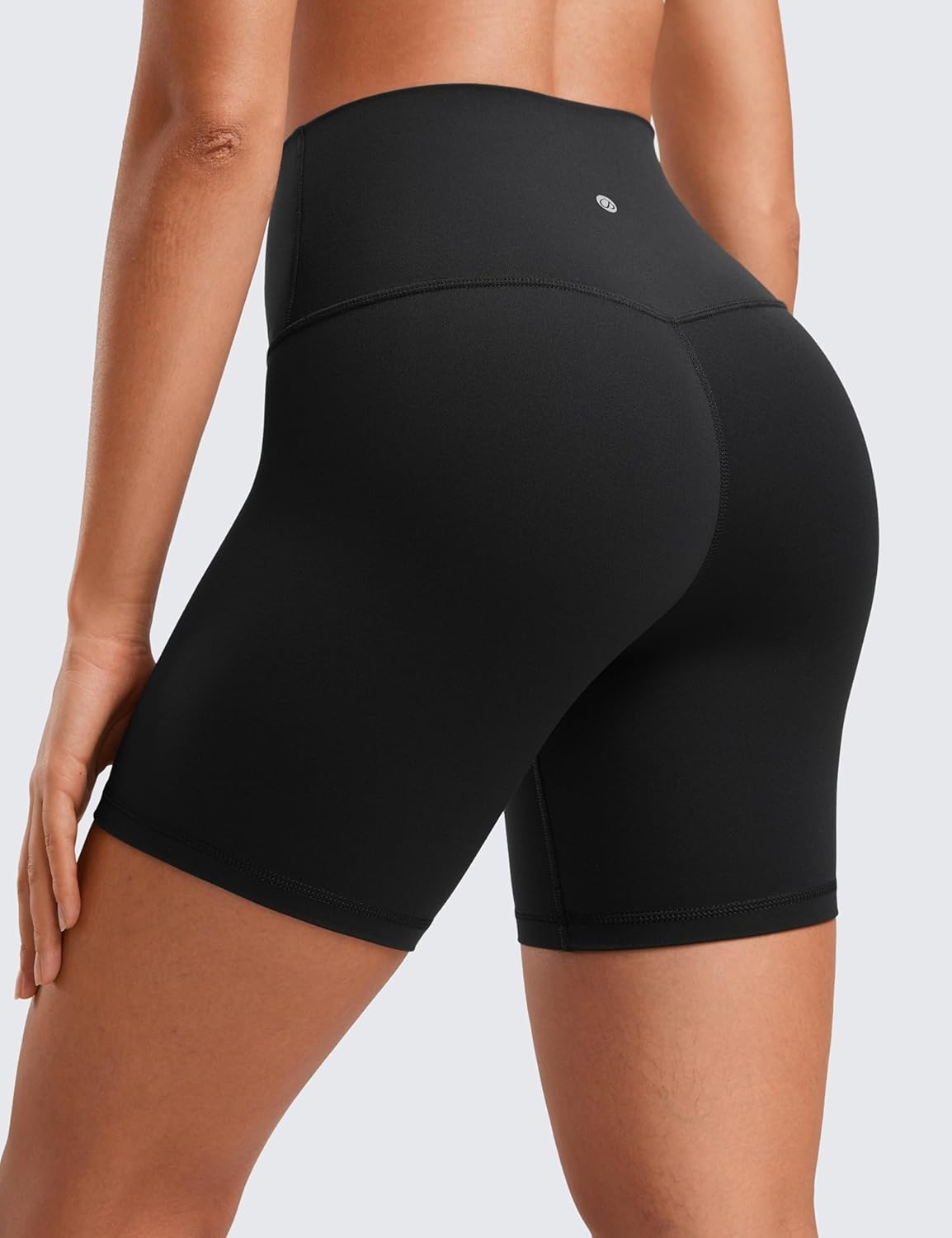 image:imageCRZ YOGA ButterLuxe Biker Shorts 6 High Waisted Workout Running Volleyball Spandex Yoga WomensBlack