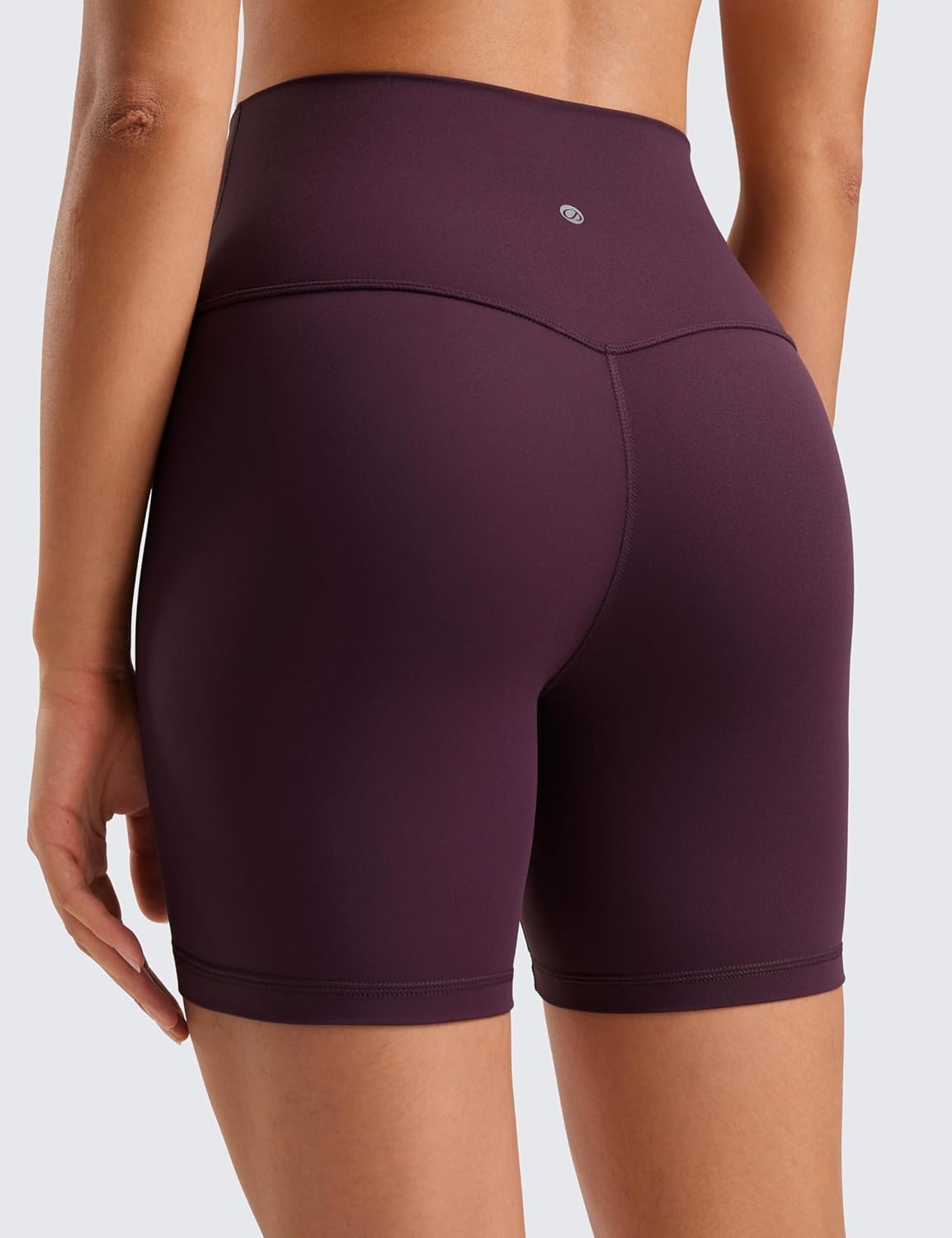 image:imageCRZ YOGA ButterLuxe Biker Shorts 6 High Waisted Workout Running Volleyball Spandex Yoga WomensDeep Purple