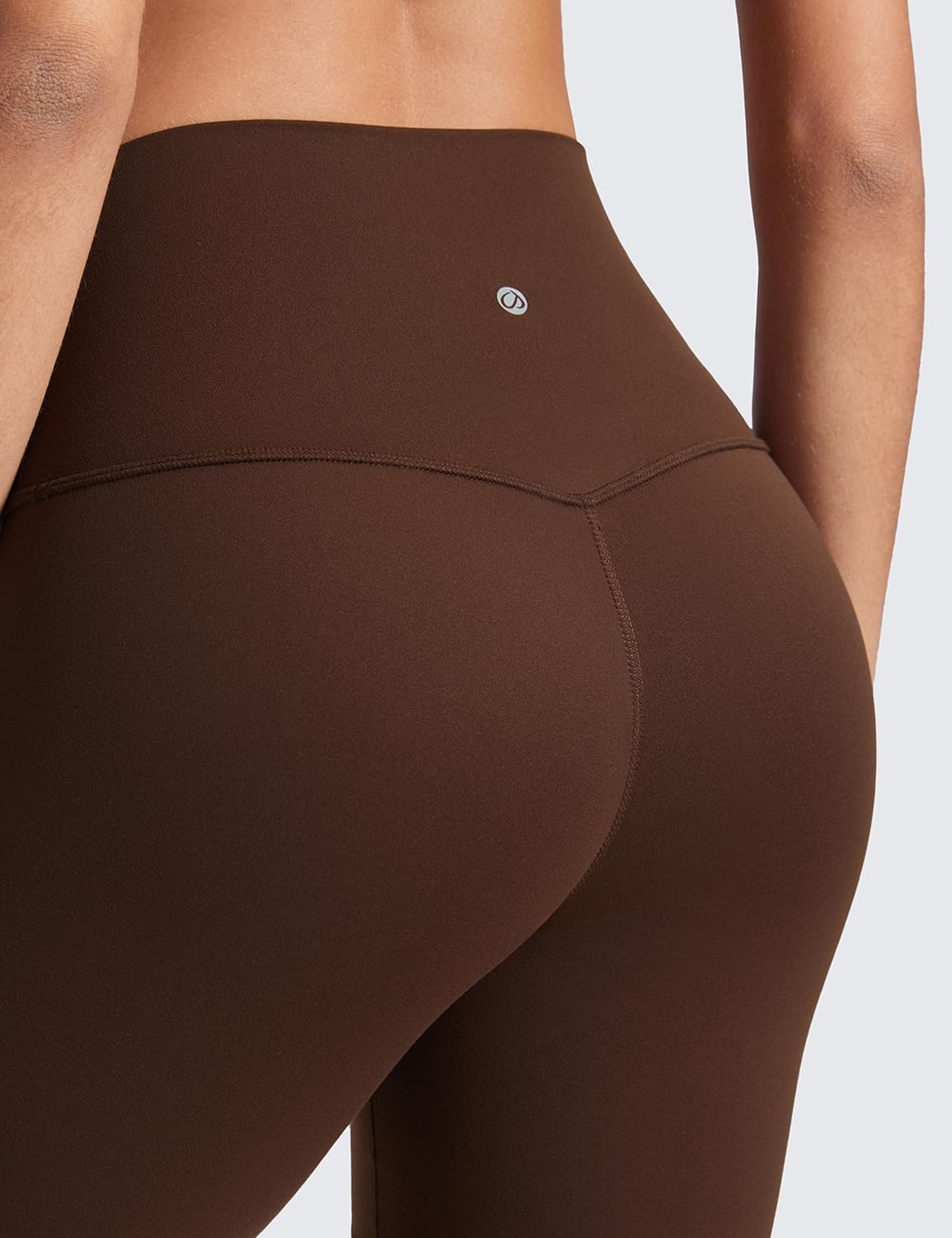 image:imageCRZ YOGA ButterLuxe Biker Shorts 6 High Waisted Workout Running Volleyball Spandex Yoga WomensLava Brown