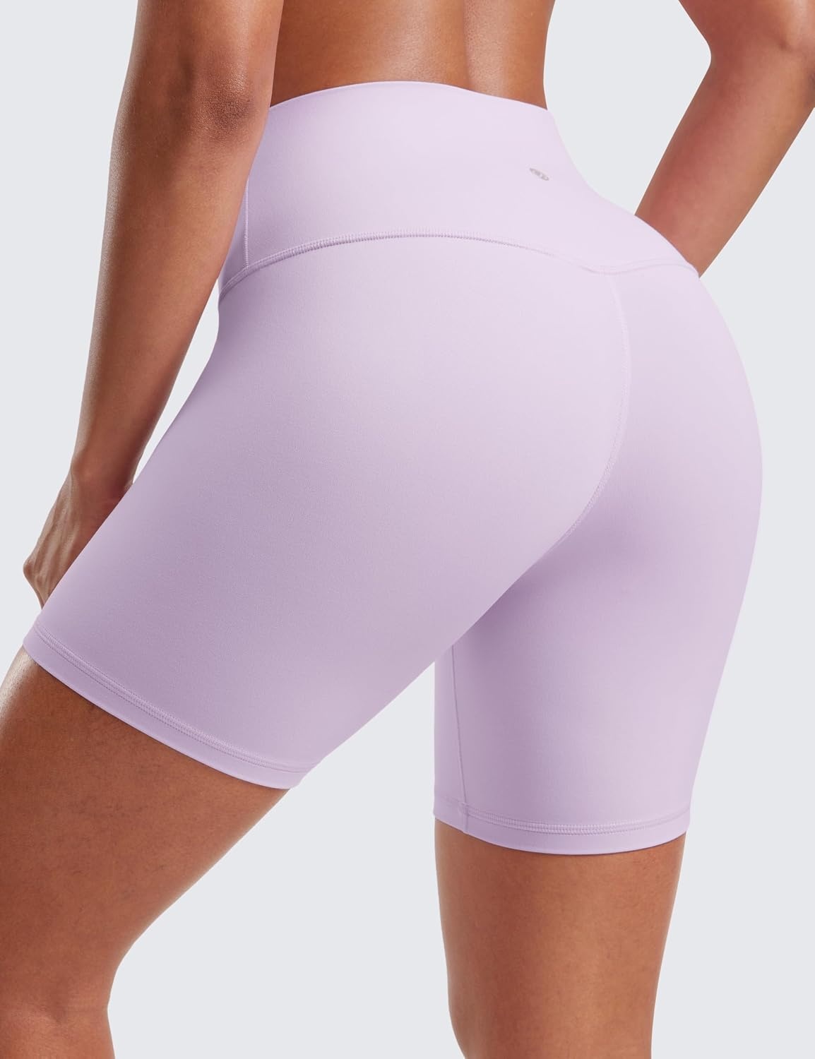 image:imageCRZ YOGA ButterLuxe Biker Shorts 6 High Waisted Workout Running Volleyball Spandex Yoga WomensLilac Air