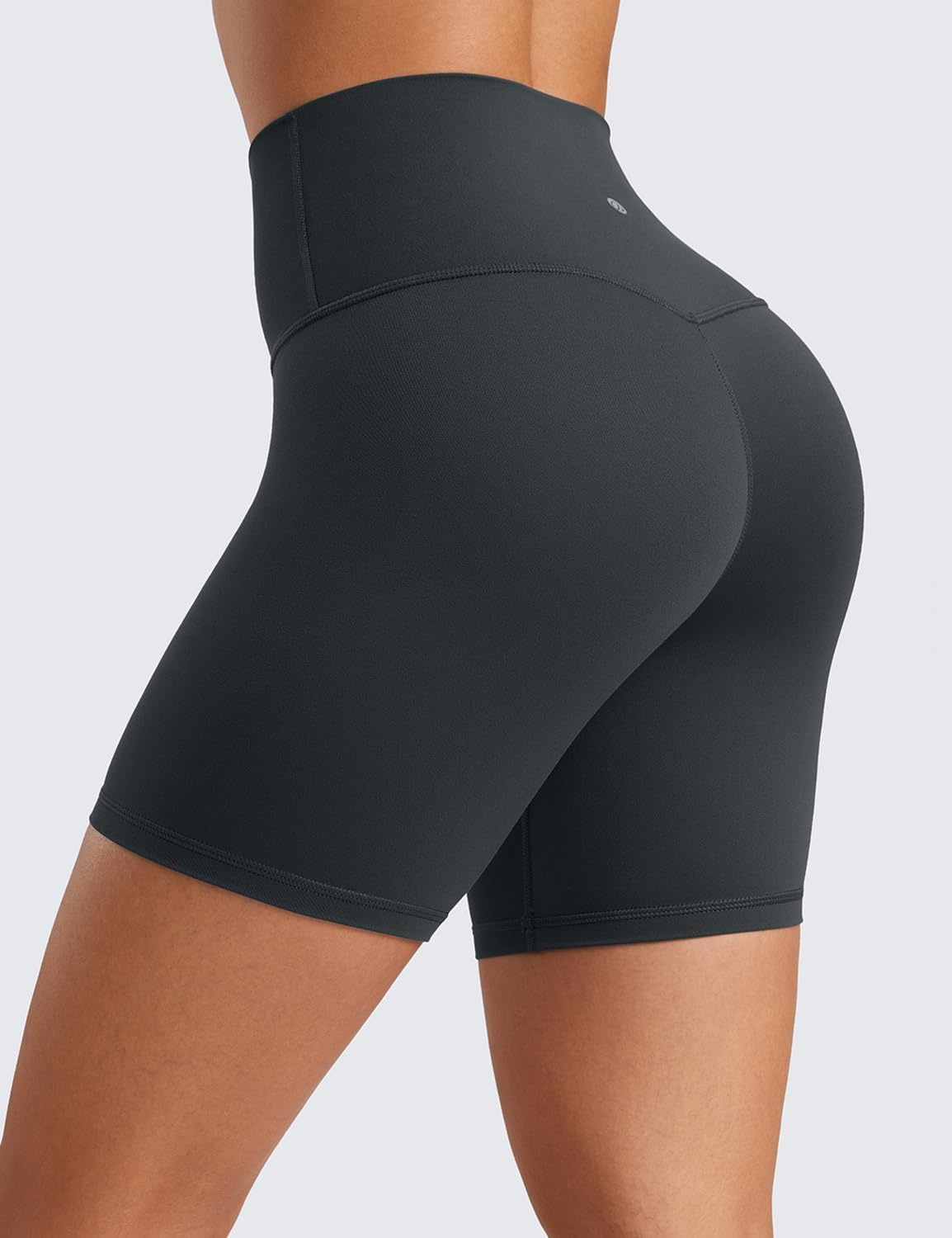image:imageCRZ YOGA ButterLuxe Biker Shorts 6 High Waisted Workout Running Volleyball Spandex Yoga WomensMelanite