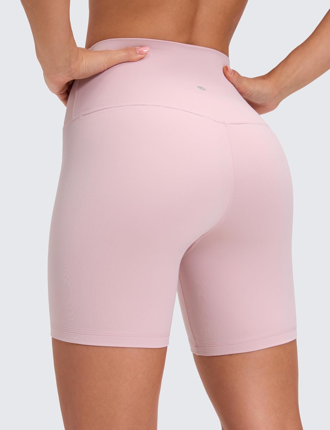 image:imageCRZ YOGA ButterLuxe Biker Shorts 6 High Waisted Workout Running Volleyball Spandex Yoga WomensPink Haze