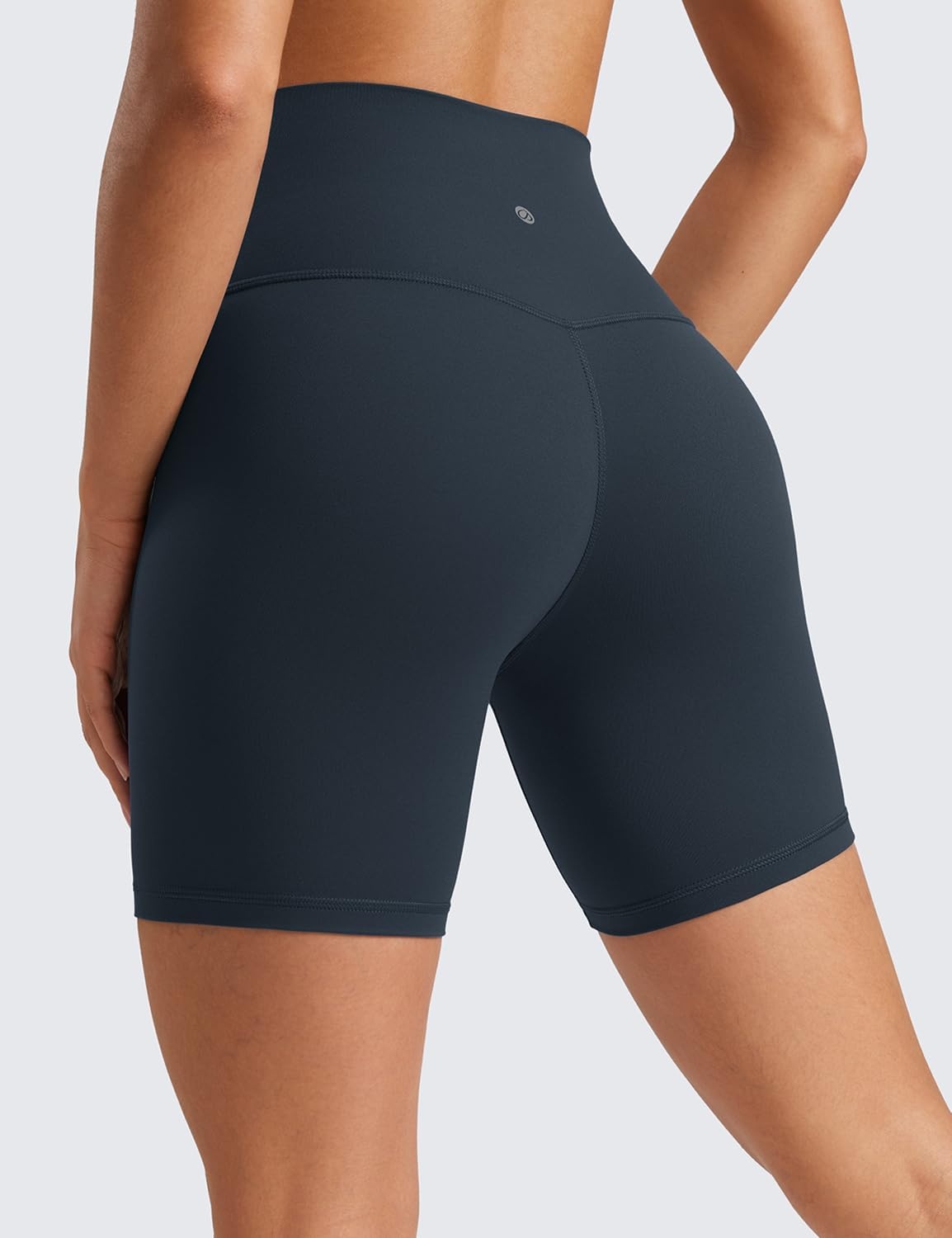image:imageCRZ YOGA ButterLuxe Biker Shorts 6 High Waisted Workout Running Volleyball Spandex Yoga WomensTrue Navy