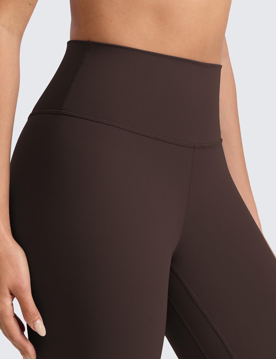 image:imageCRZ YOGA Butterlift Workout Leggings 25 High Waisted Pilates Gym Athletic Womens Yoga Pants Buttery SoftHot Fudge Brown