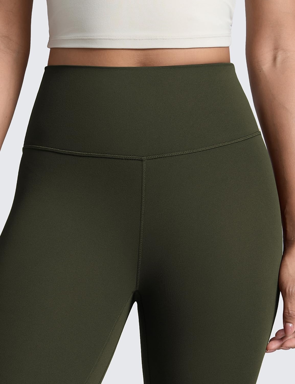 image:imageCRZ YOGA Butterlift Workout Leggings 25 High Waisted Pilates Gym Athletic Womens Yoga Pants Buttery SoftOlive Green