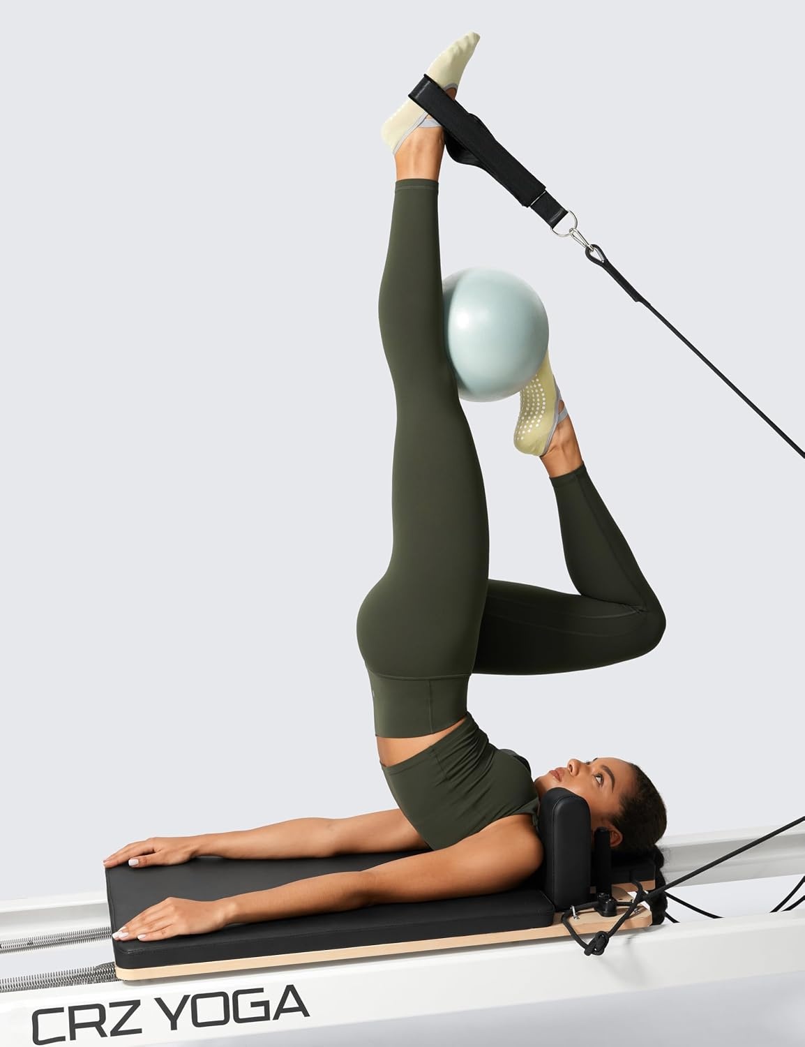 image:imageCRZ YOGA Butterlift Workout Leggings 25 High Waisted Pilates Gym Athletic Womens Yoga Pants Buttery SoftOlive Green