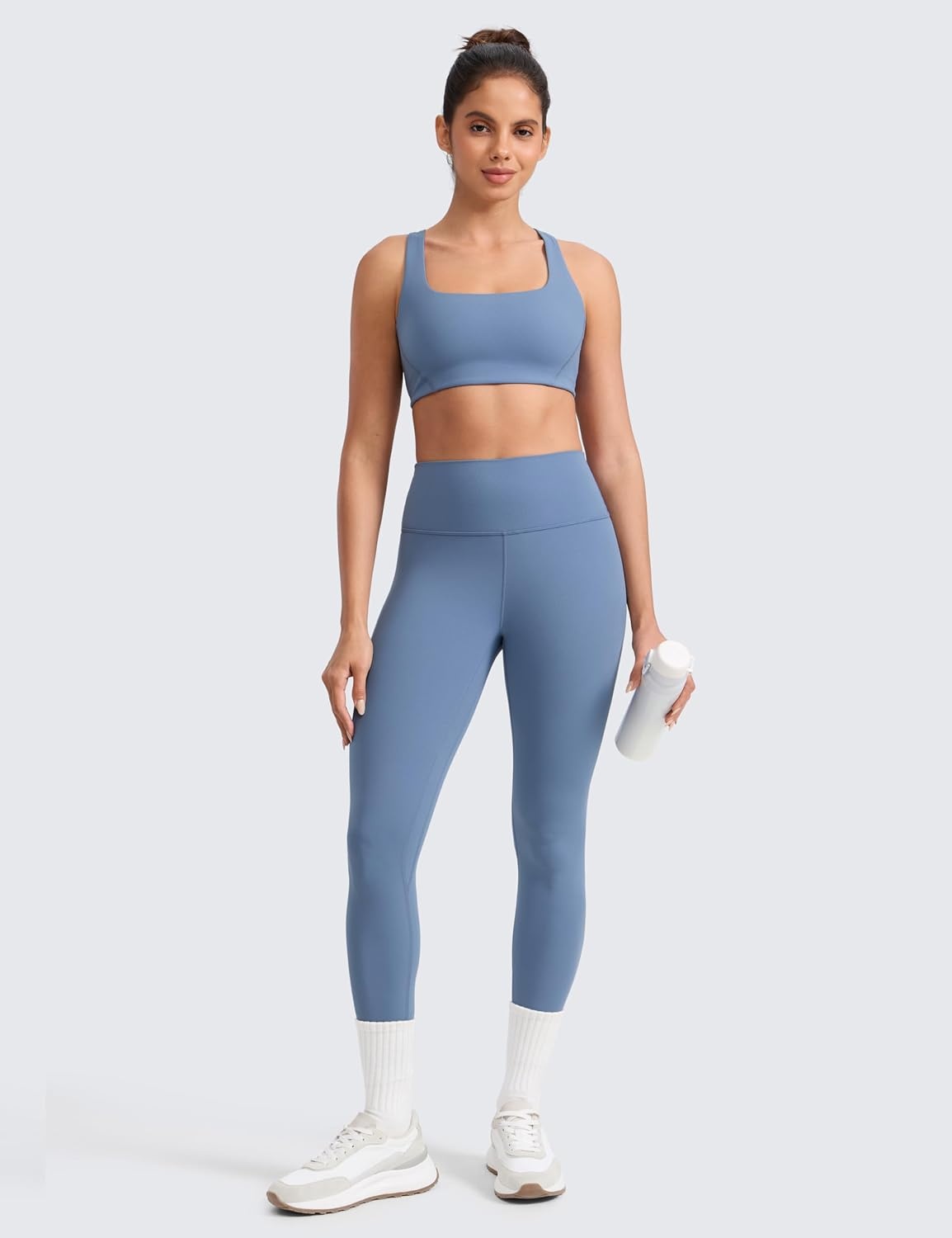 image:imageCRZ YOGA Butterlift Workout Leggings 25 High Waisted Pilates Gym Athletic Womens Yoga Pants Buttery SoftWashed Denim