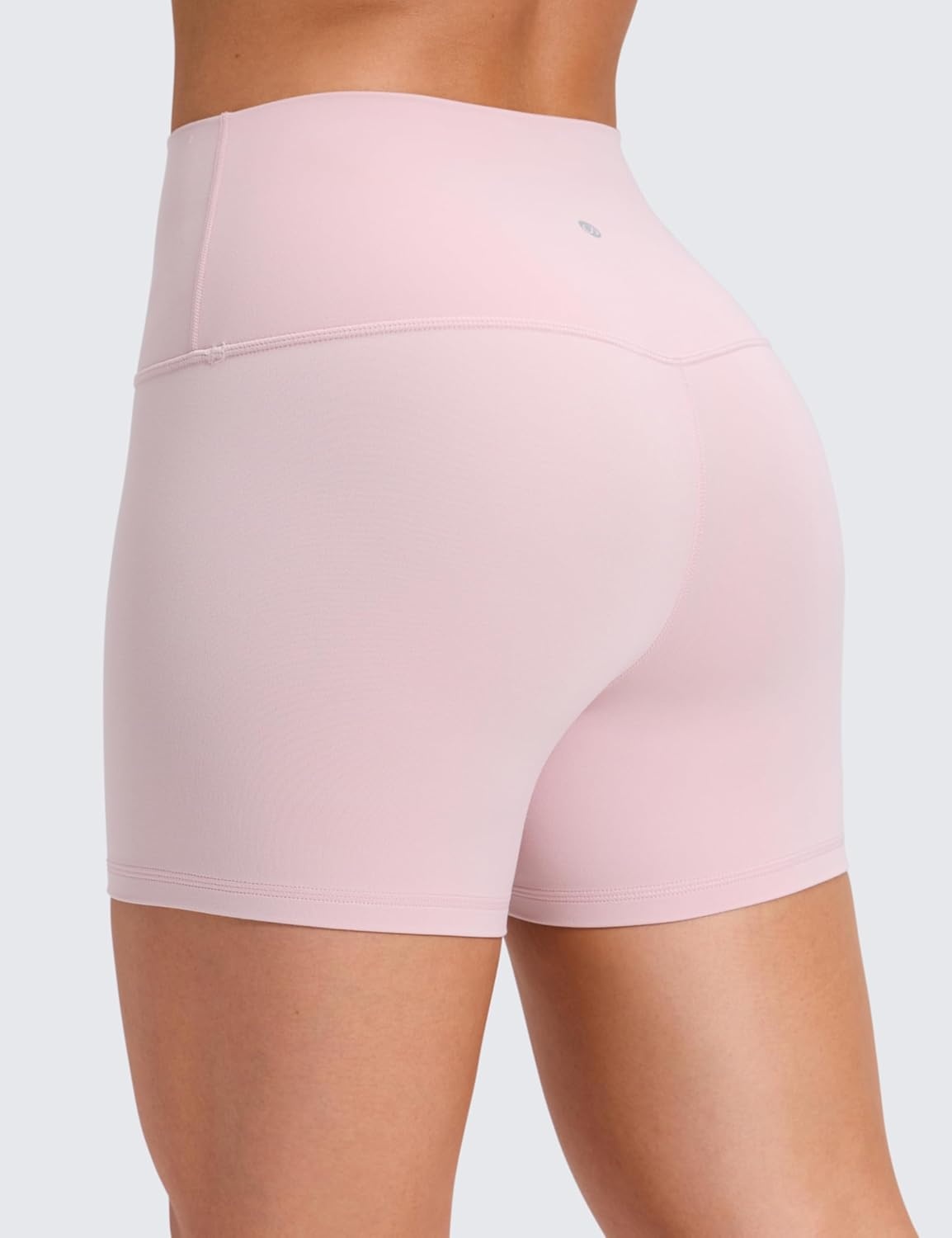 image:imageCRZ YOGA Butterluxe Biker Shorts 4 High Waisted Booty Workout Volleyball Yoga Womens SpandexPink Haze