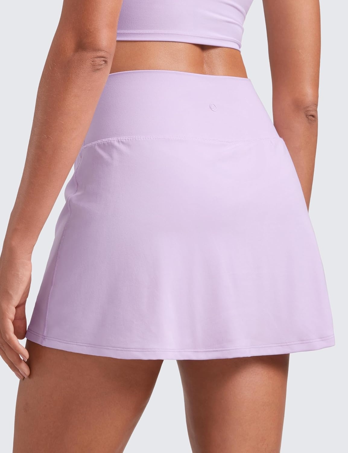 image:imageCRZ YOGA Butterluxe High Waisted Tennis Skirts for Women Mini Lined A Line Golf Casual Skort with Inner PocketsLilac Air