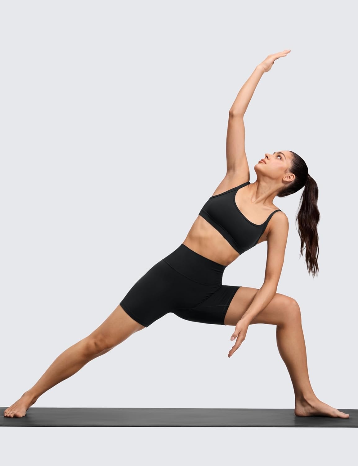 image:imageCRZ YOGA Butterluxe No Front Seam Biker Shorts 6 High Waisted Lounge Pilates Workout Athletic Womens Buttery SoftBlack