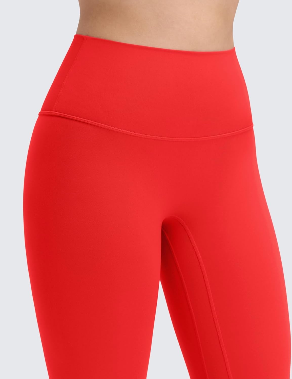 image:imageCRZ YOGA Butterluxe No Front Seam Yoga Leggings 25 High Waisted Womens Lounge Pants Pilates Workout Athletic Buttery SoftDeep Red