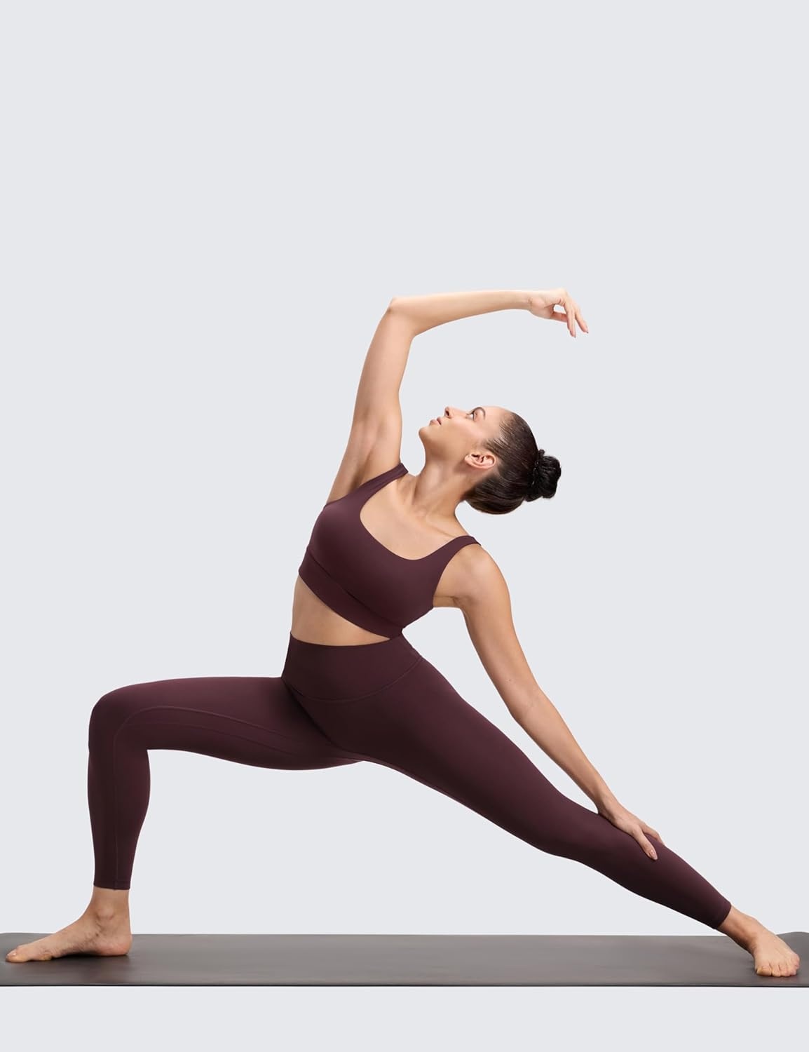 image:imageCRZ YOGA Butterluxe No Front Seam Yoga Leggings 25 High Waisted Womens Lounge Pants Pilates Workout Athletic Buttery SoftRipe Plum