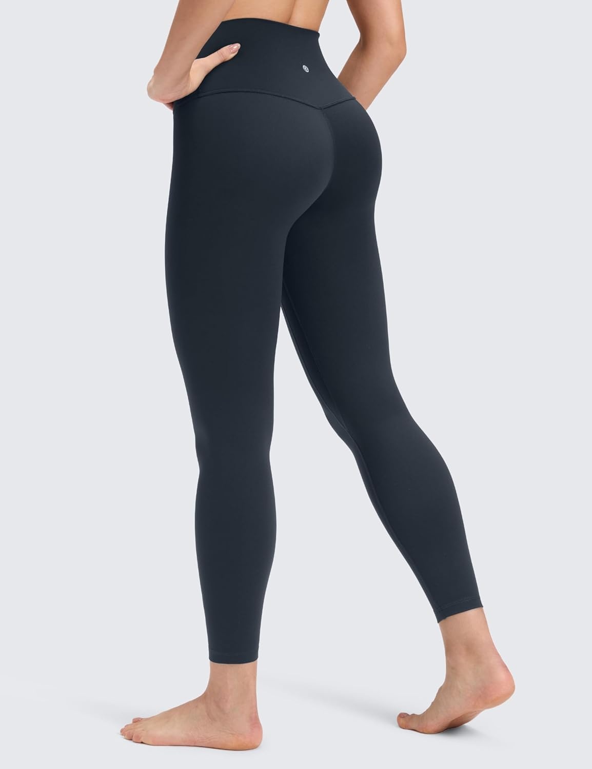 image:imageCRZ YOGA Butterluxe No Front Seam Yoga Leggings 25 High Waisted Womens Lounge Pants Pilates Workout Athletic Buttery SoftTrue Navy