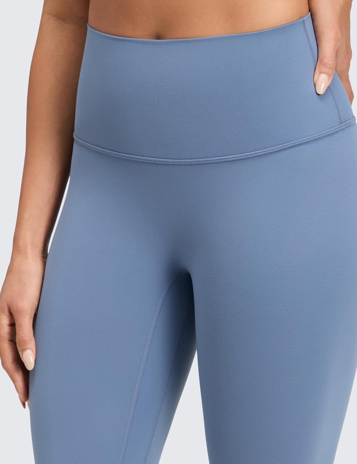 image:imageCRZ YOGA Butterluxe No Front Seam Yoga Leggings 25 High Waisted Womens Lounge Pants Pilates Workout Athletic Buttery SoftWashed Denim