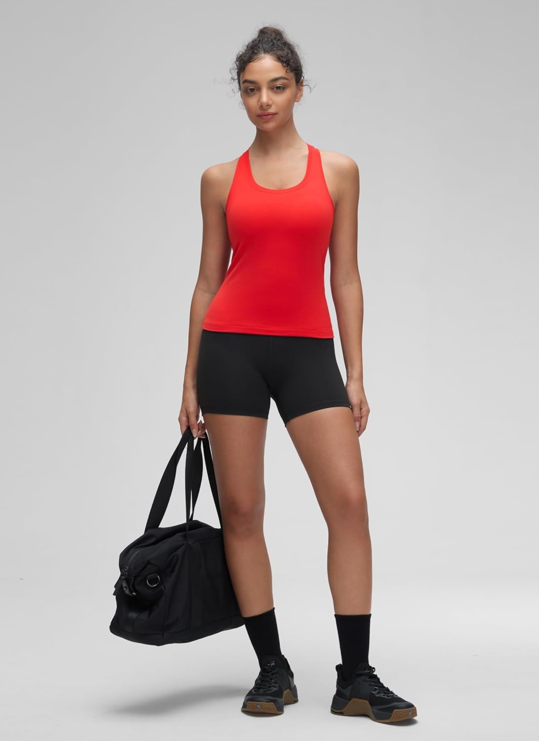image:imageCRZ YOGA Butterluxe Racerback Tank Tops for Women Yoga Workout Casual Gym Athletic Camisole Tight Sleeveless ShirtsDeep Red