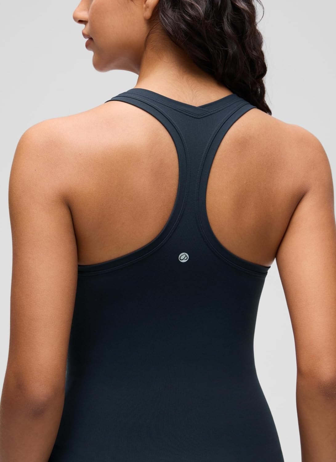 image:imageCRZ YOGA Butterluxe Racerback Tank Tops for Women Yoga Workout Casual Gym Athletic Camisole Tight Sleeveless ShirtsTrue Navy
