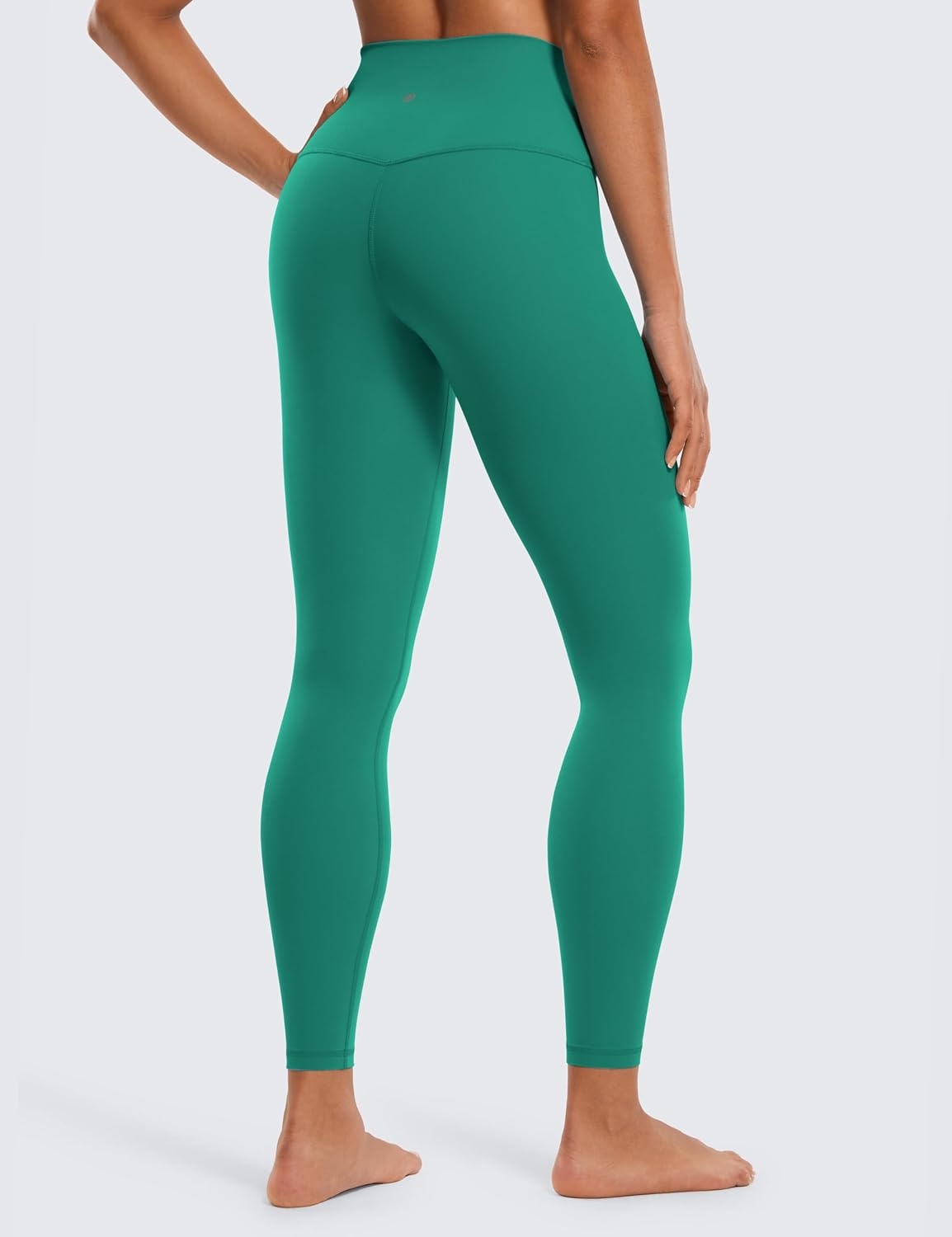 image:imageCRZ YOGA Butterluxe Yoga Leggings 25 High Waisted Buttery Soft Womens Workout Lounge PantsCascadia Green