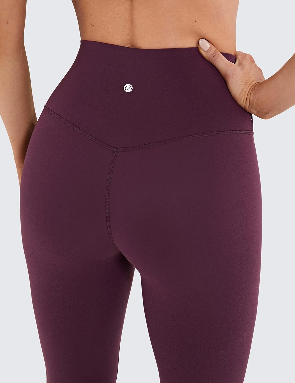 image:imageCRZ YOGA Butterluxe Yoga Leggings 25 High Waisted Buttery Soft Womens Workout Lounge PantsDeep Purple