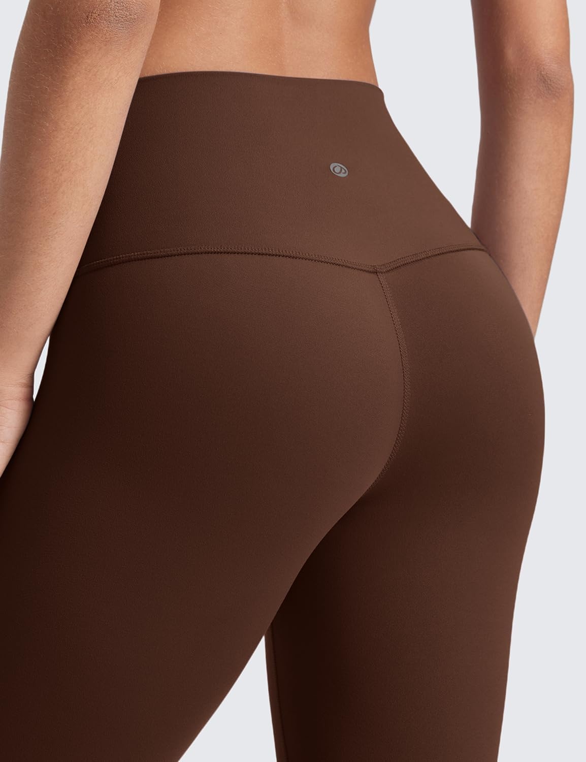 image:imageCRZ YOGA Butterluxe Yoga Leggings 25 High Waisted Buttery Soft Womens Workout Lounge PantsLava Brown
