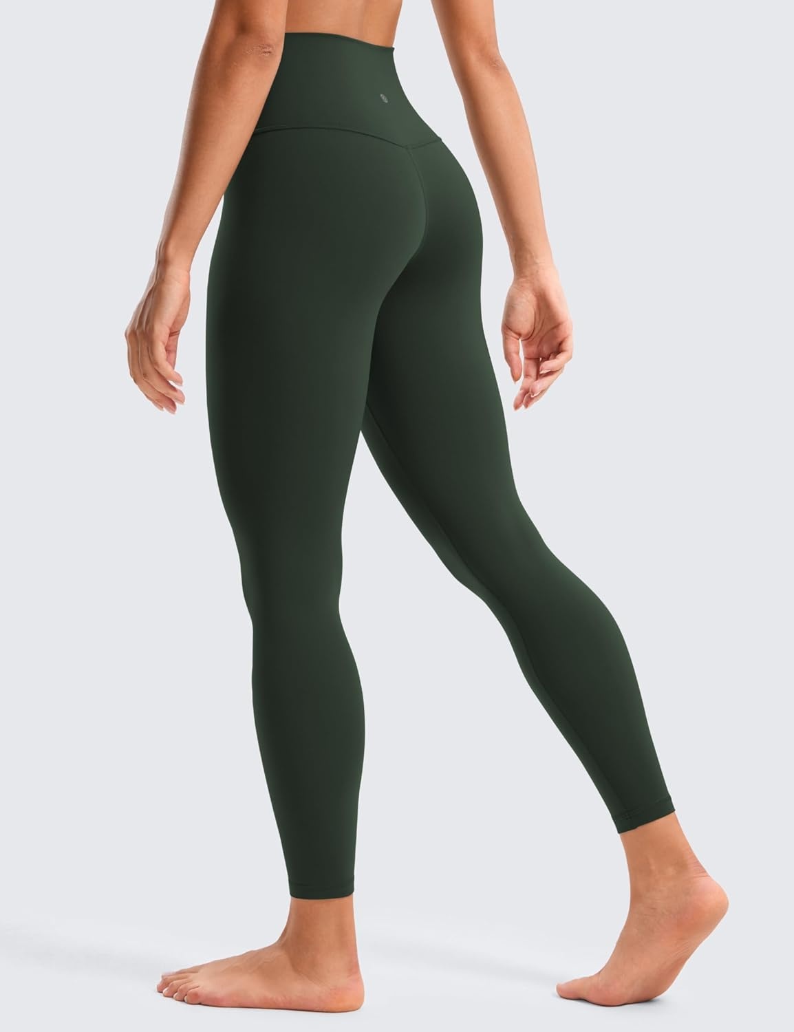 image:imageCRZ YOGA Butterluxe Yoga Leggings 25 High Waisted Buttery Soft Womens Workout Lounge PantsLegend Green