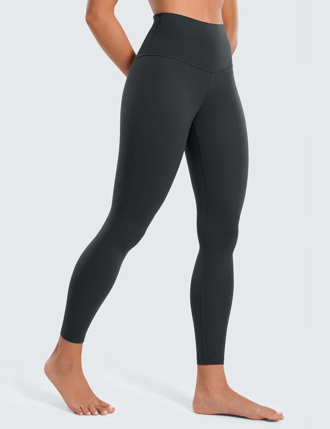 image:imageCRZ YOGA Butterluxe Yoga Leggings 25 High Waisted Buttery Soft Womens Workout Lounge PantsMelanite