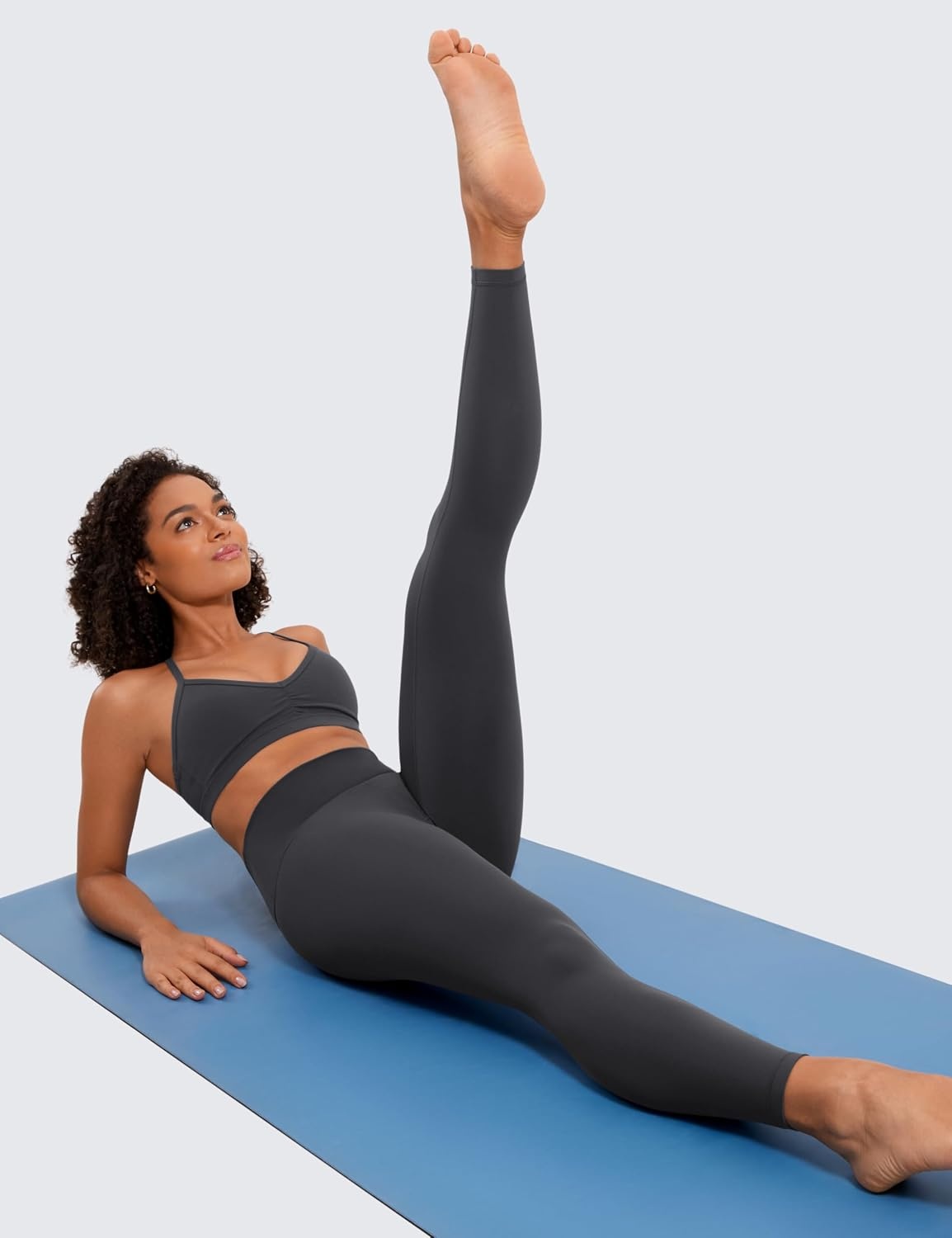 image:imageCRZ YOGA Butterluxe Yoga Leggings 25 High Waisted Buttery Soft Womens Workout Lounge PantsMysterious Grey