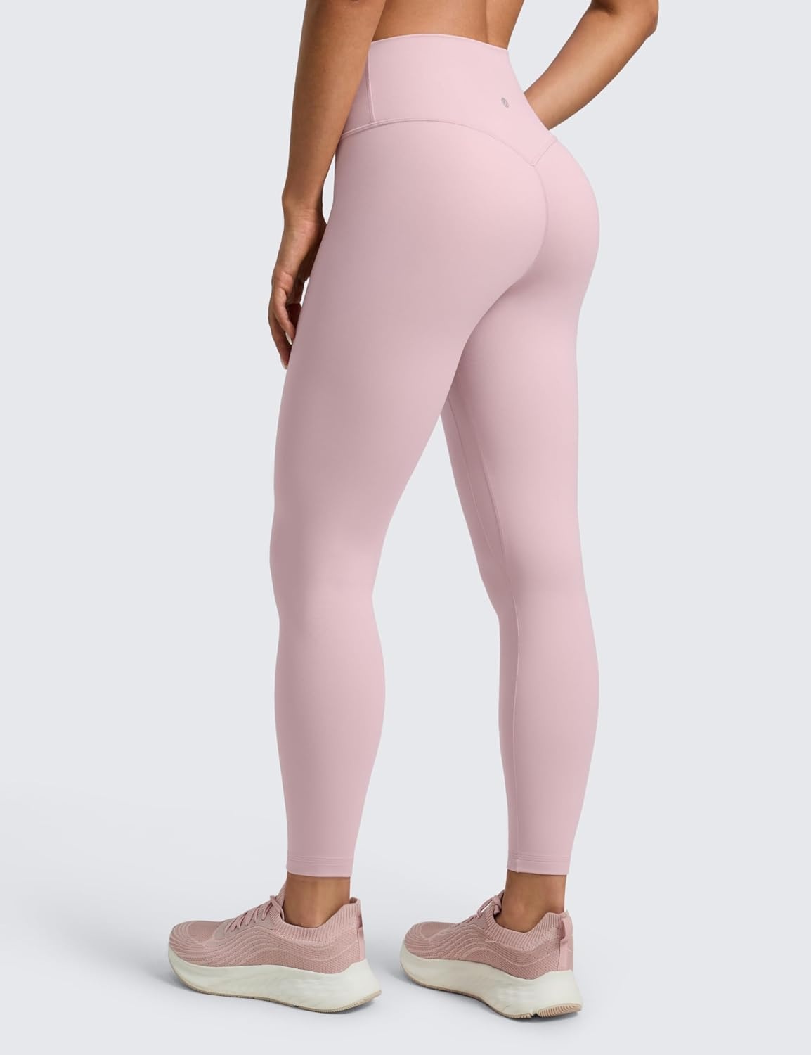 image:imageCRZ YOGA SculptAir No Front Seam Yoga Leggings 25 High Waisted Womens Pants Workout Pilates Athletic V Back Buttery SoftPink Haze