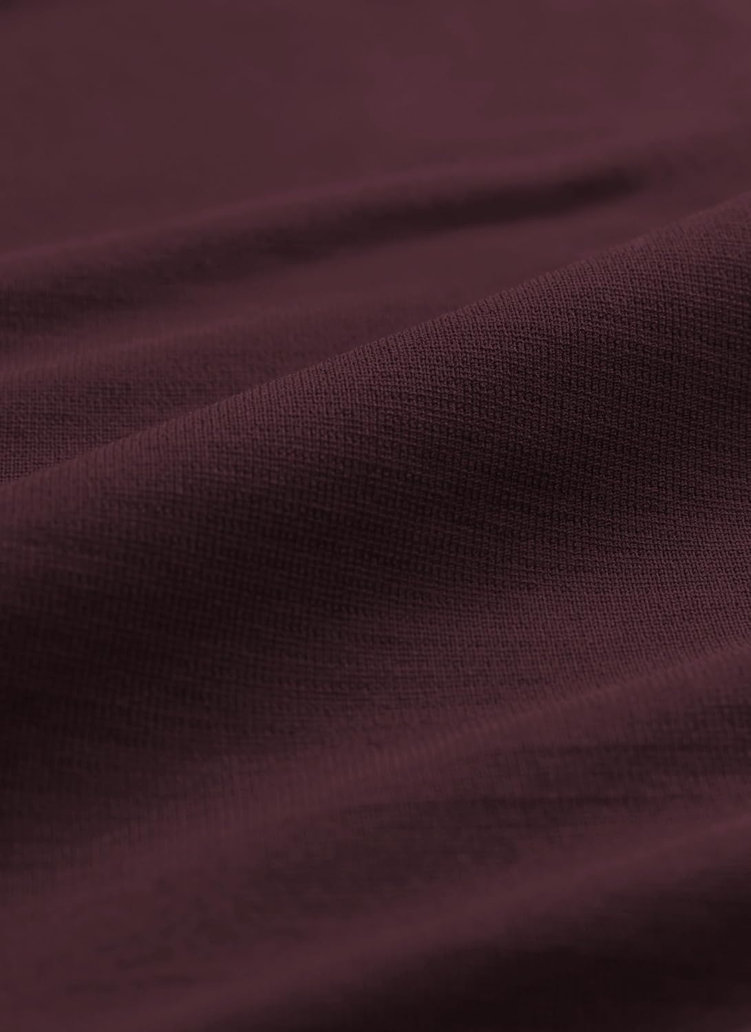 image:imageCRZ YOGA Seamless Workout Tops for Women Hip Length Athletic Running Gym Yoga Short Sleeve Shirts Breathable Crewneck TeesRipe Plum