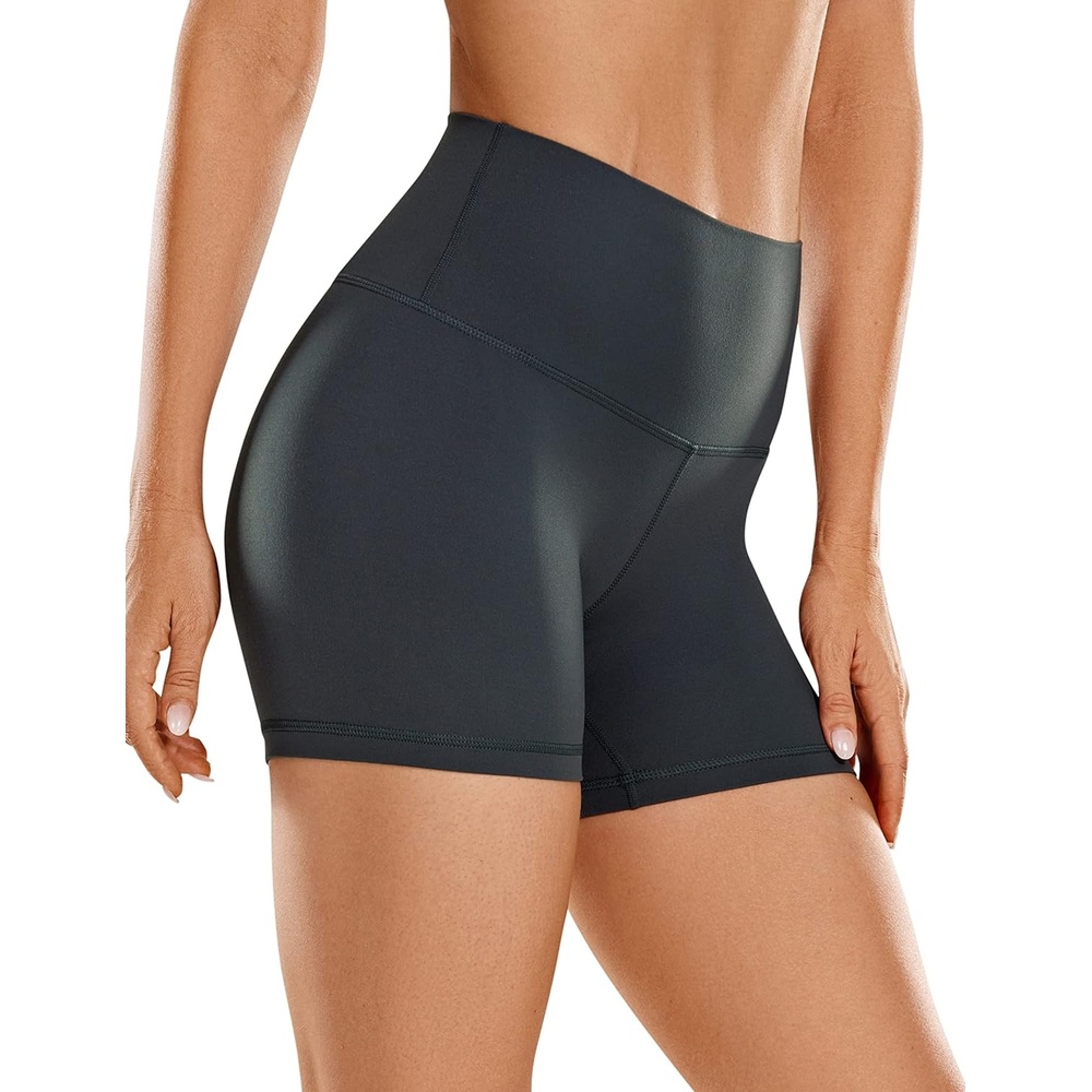 image:imageCRZ YOGA Butterluxe Biker Shorts 4 High Waisted Booty Workout Volleyball Yoga Womens SpandexMelanite