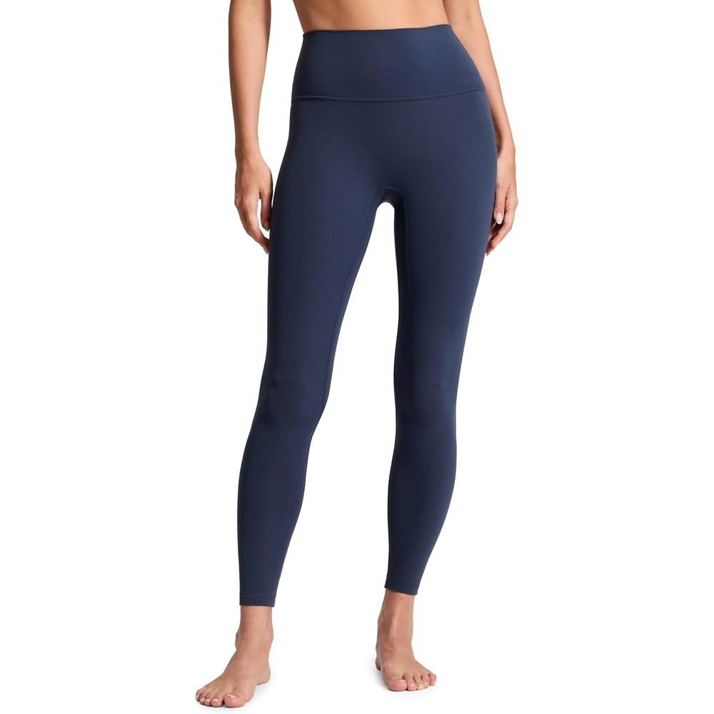 image:imageCRZ YOGA Butterluxe No Front Seam Yoga Leggings 25 High Waisted Womens Lounge Pants Pilates Workout Athletic Buttery SoftClub Blue