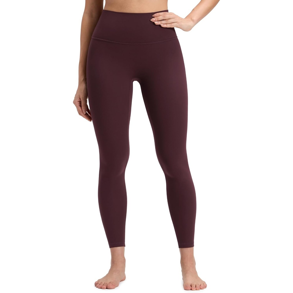 image:imageCRZ YOGA Butterluxe No Front Seam Yoga Leggings 25 High Waisted Womens Lounge Pants Pilates Workout Athletic Buttery SoftRipe Plum