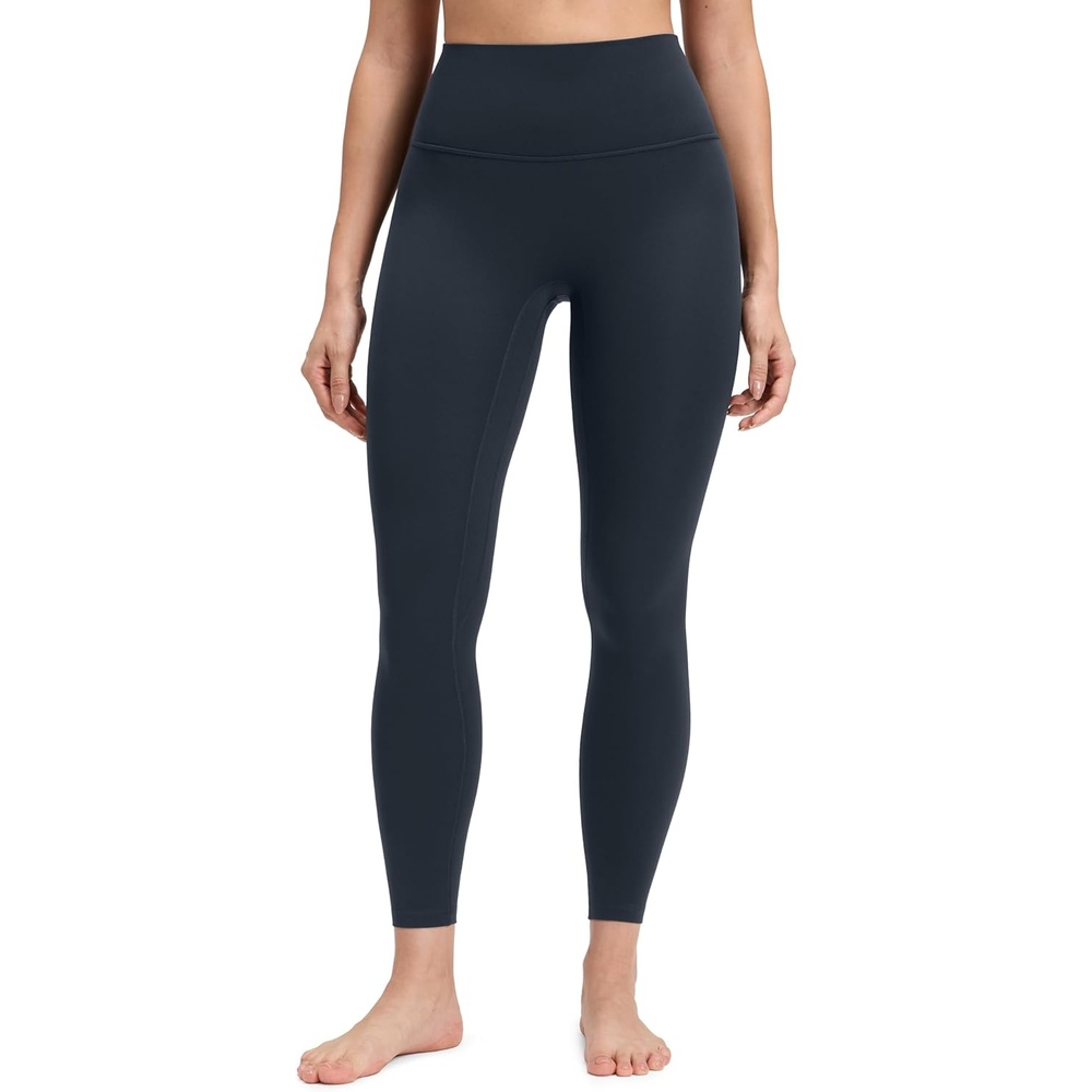image:imageCRZ YOGA Butterluxe No Front Seam Yoga Leggings 25 High Waisted Womens Lounge Pants Pilates Workout Athletic Buttery SoftTrue Navy