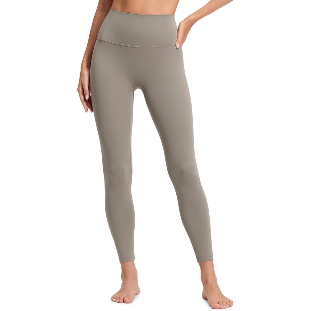 image:imageCRZ YOGA Butterluxe No Front Seam Yoga Leggings 25 High Waisted Womens Lounge Pants Pilates Workout Athletic Buttery SoftWarm Ash Grey