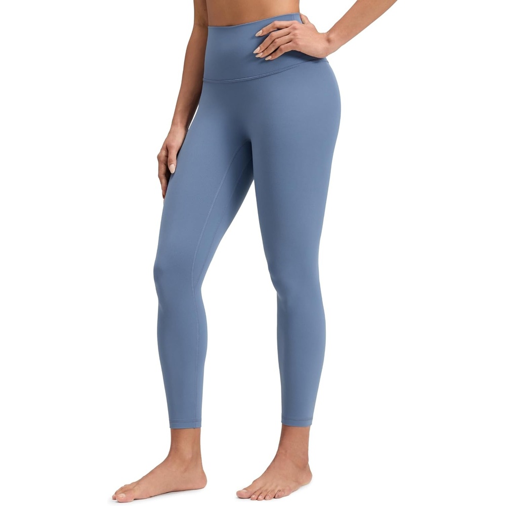 image:imageCRZ YOGA Butterluxe No Front Seam Yoga Leggings 25 High Waisted Womens Lounge Pants Pilates Workout Athletic Buttery SoftWashed Denim