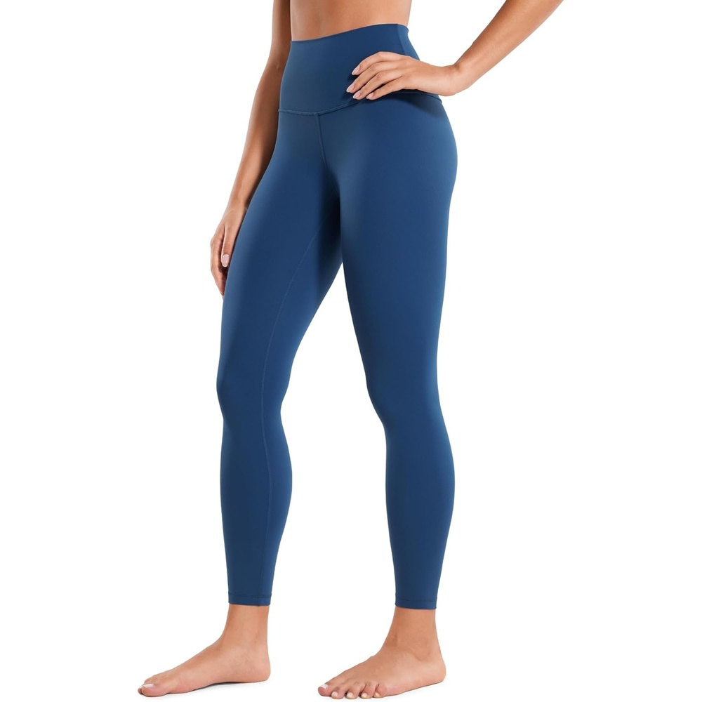 image:imageCRZ YOGA Butterluxe Yoga Leggings 25 High Waisted Buttery Soft Womens Workout Lounge PantsFrench Navy