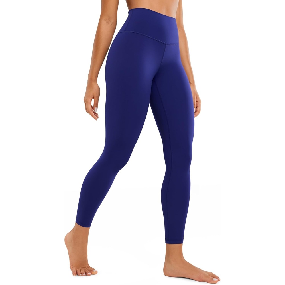image:imageCRZ YOGA Butterluxe Yoga Leggings 25 High Waisted Buttery Soft Womens Workout Lounge PantsLarkspur Blue
