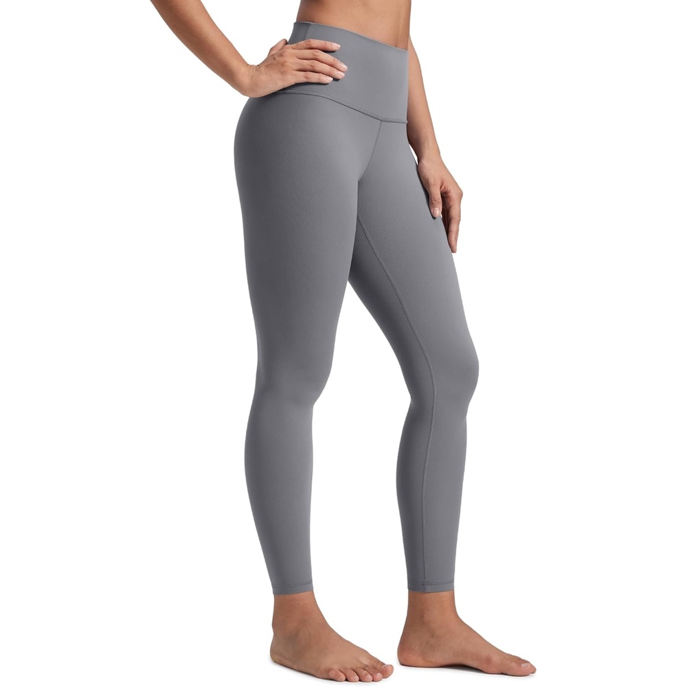 image:imageCRZ YOGA Butterluxe Yoga Leggings 25 High Waisted Buttery Soft Womens Workout Lounge PantsSolar Grey