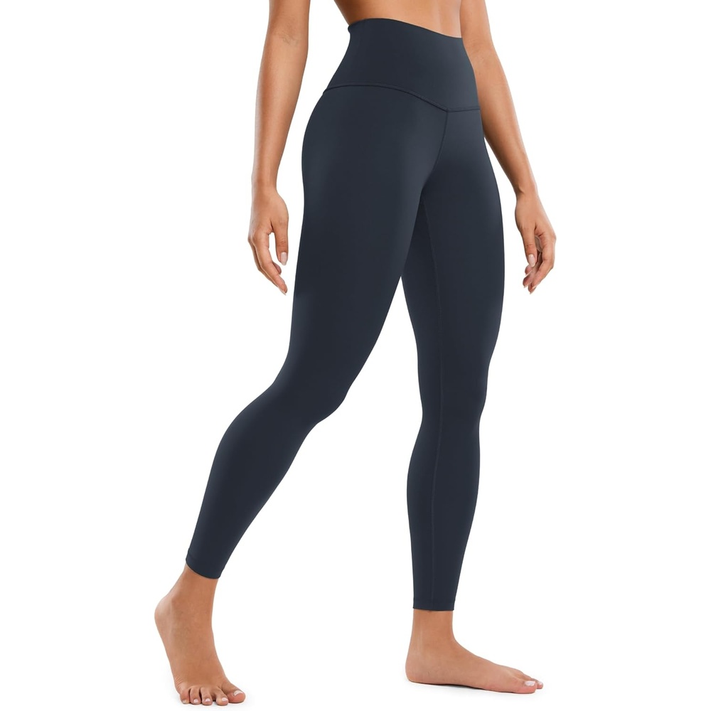 image:imageCRZ YOGA Butterluxe Yoga Leggings 25 High Waisted Buttery Soft Womens Workout Lounge PantsTrue Navy