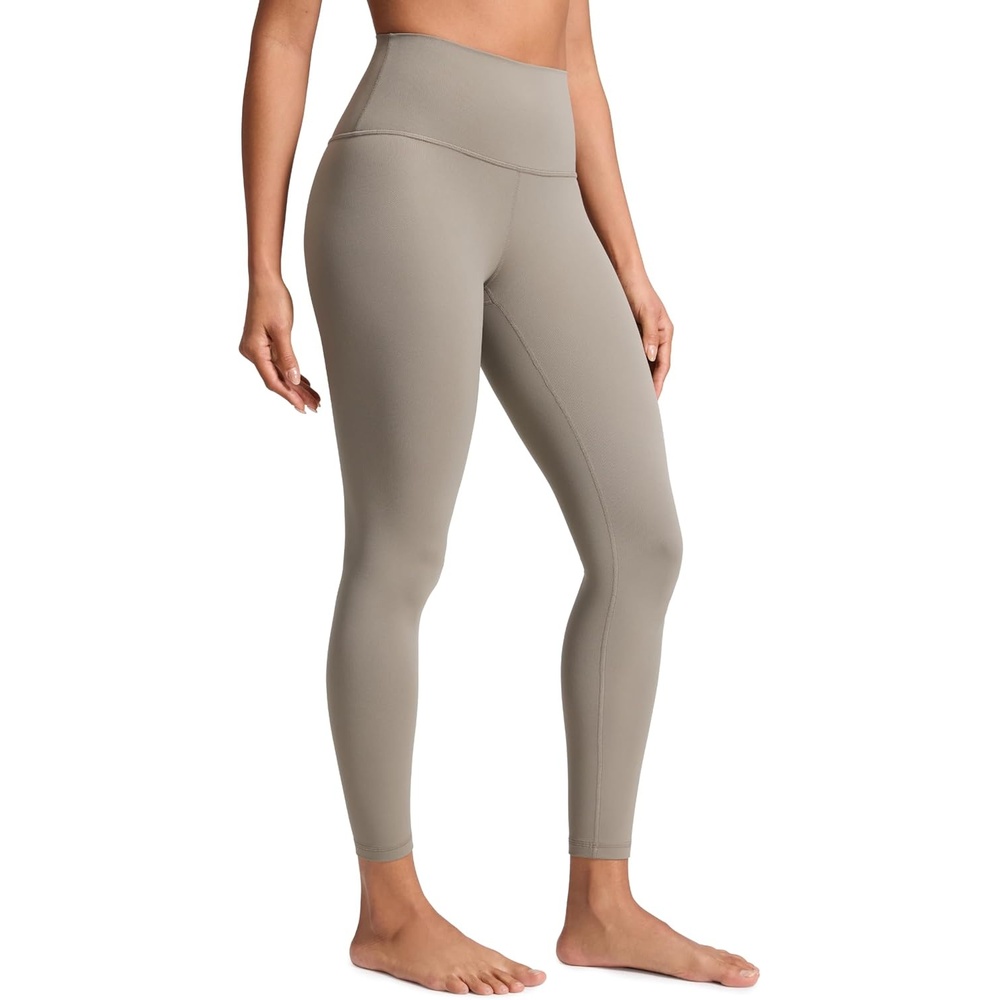 image:imageCRZ YOGA Butterluxe Yoga Leggings 25 High Waisted Buttery Soft Womens Workout Lounge PantsWarm Ash Grey