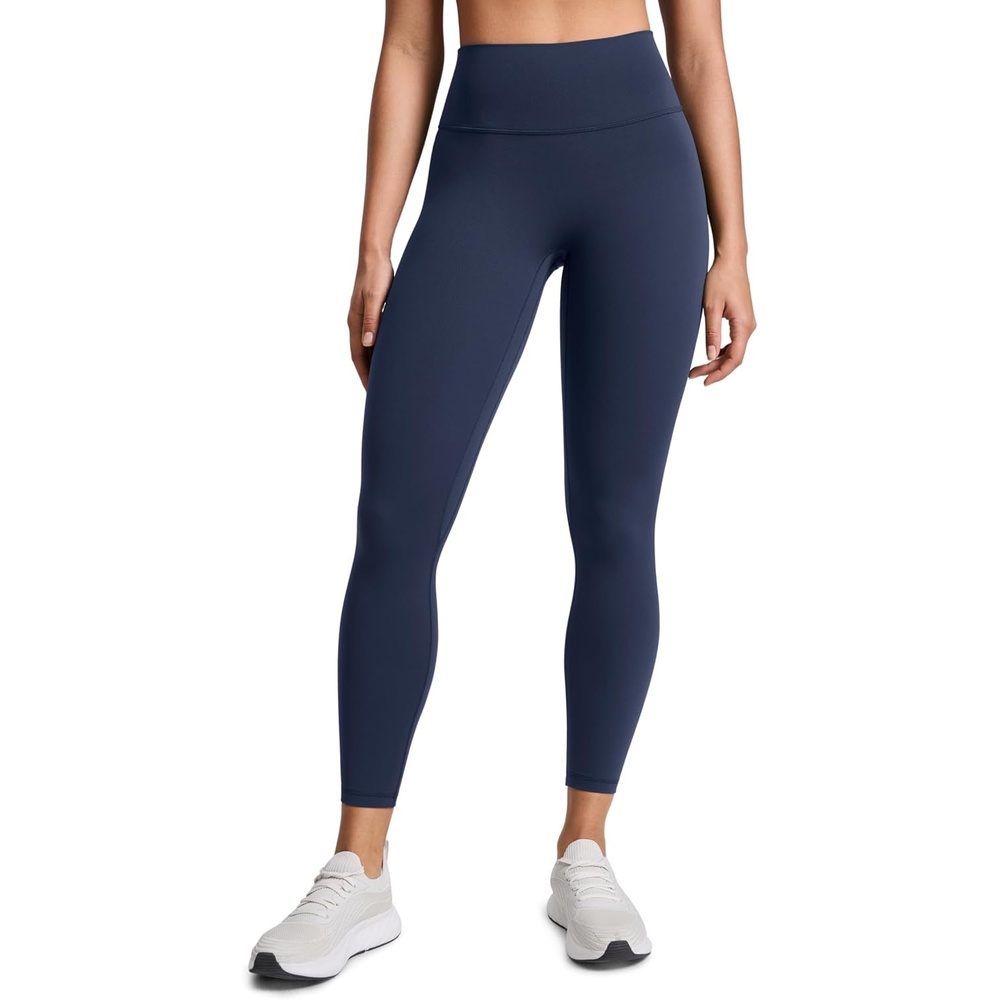 image:imageCRZ YOGA SculptAir No Front Seam Yoga Leggings 25 High Waisted Womens Pants Workout Pilates Athletic V Back Buttery SoftClub Blue
