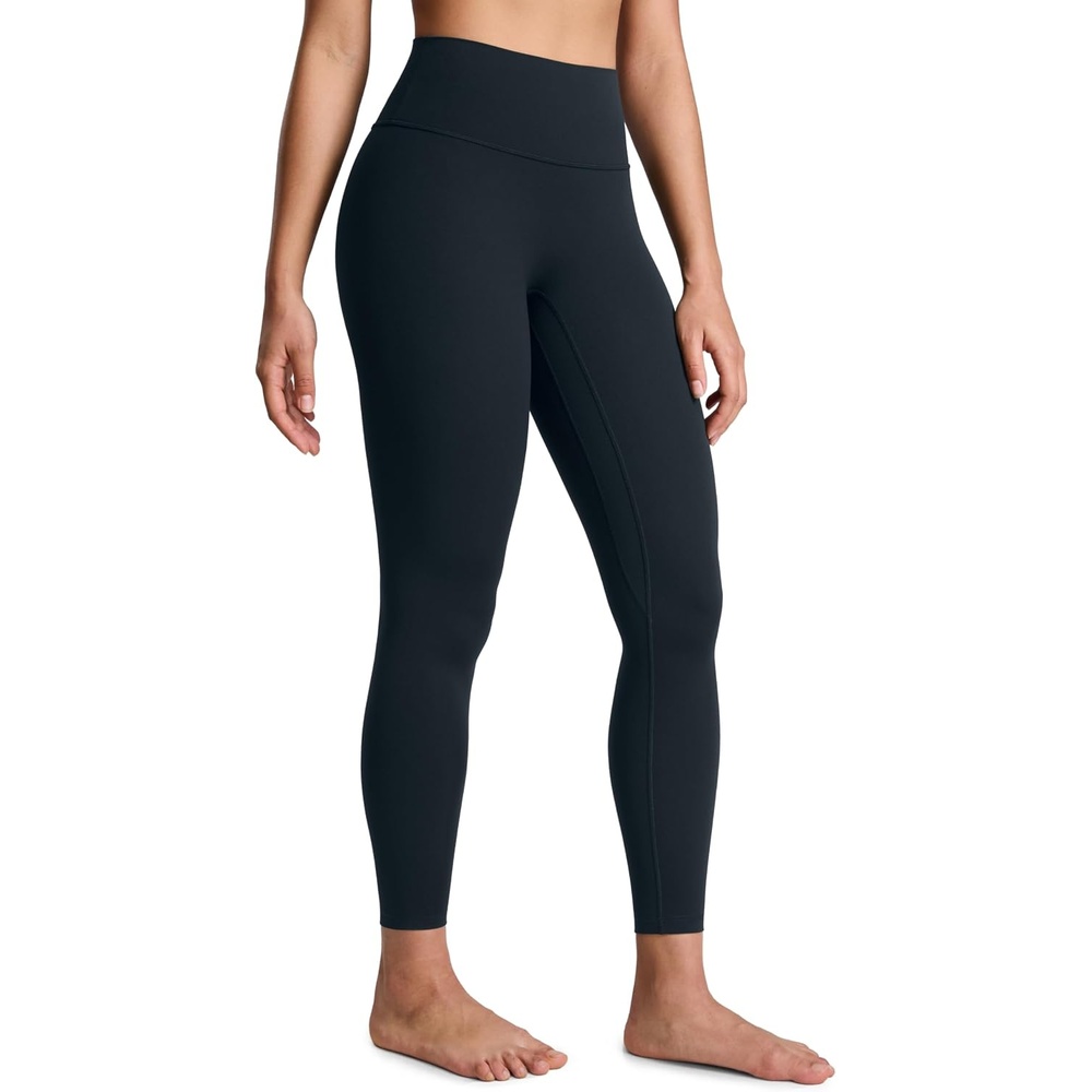 image:imageCRZ YOGA SculptAir No Front Seam Yoga Leggings 25 High Waisted Womens Pants Workout Pilates Athletic V Back Buttery SoftTrue Navy