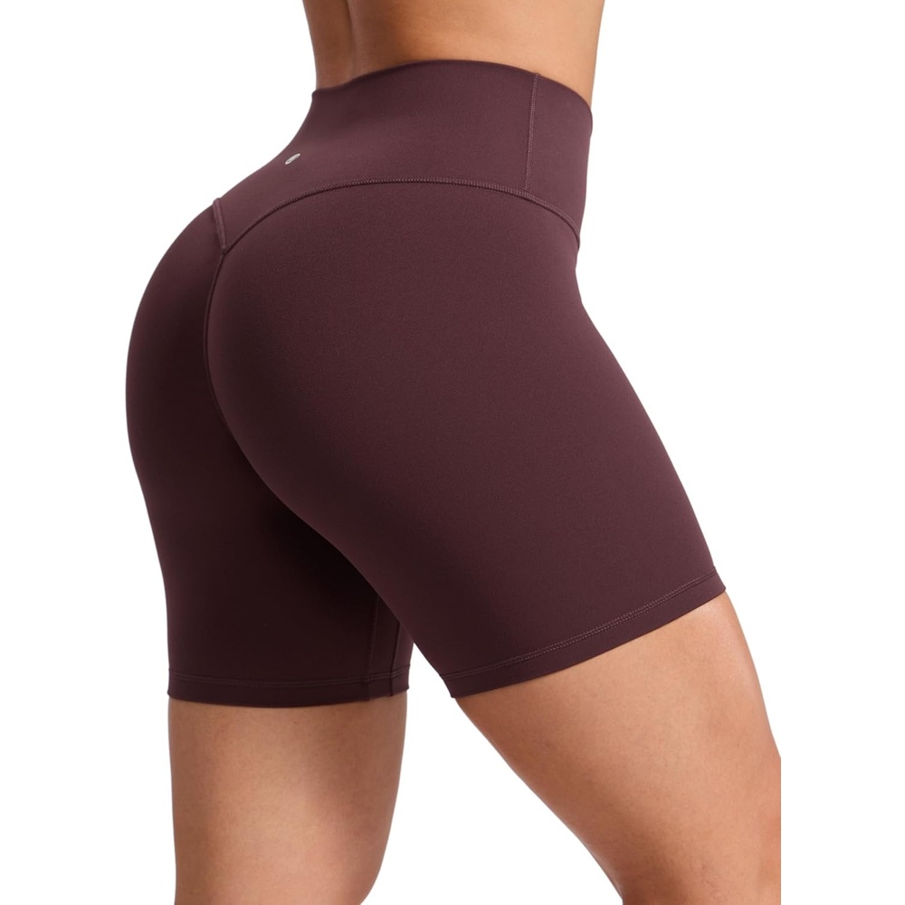 image:imageCRZ YOGA Secretsculpt Butterlift Biker Shorts 6 No Front Seam High Waist Womens Workout Gym Booty Scrunch ButtRipe Plum