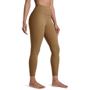 CRZ YOGA Butterlift Workout Leggings 25″ – High Waisted Pilates Gym Athletic Womens Yoga Pants Buttery Soft(Allspice)