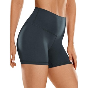 CRZ YOGA Butterluxe Biker Shorts 4” – High Waisted Booty Workout Volleyball Yoga Womens Spandex(Dark Green)