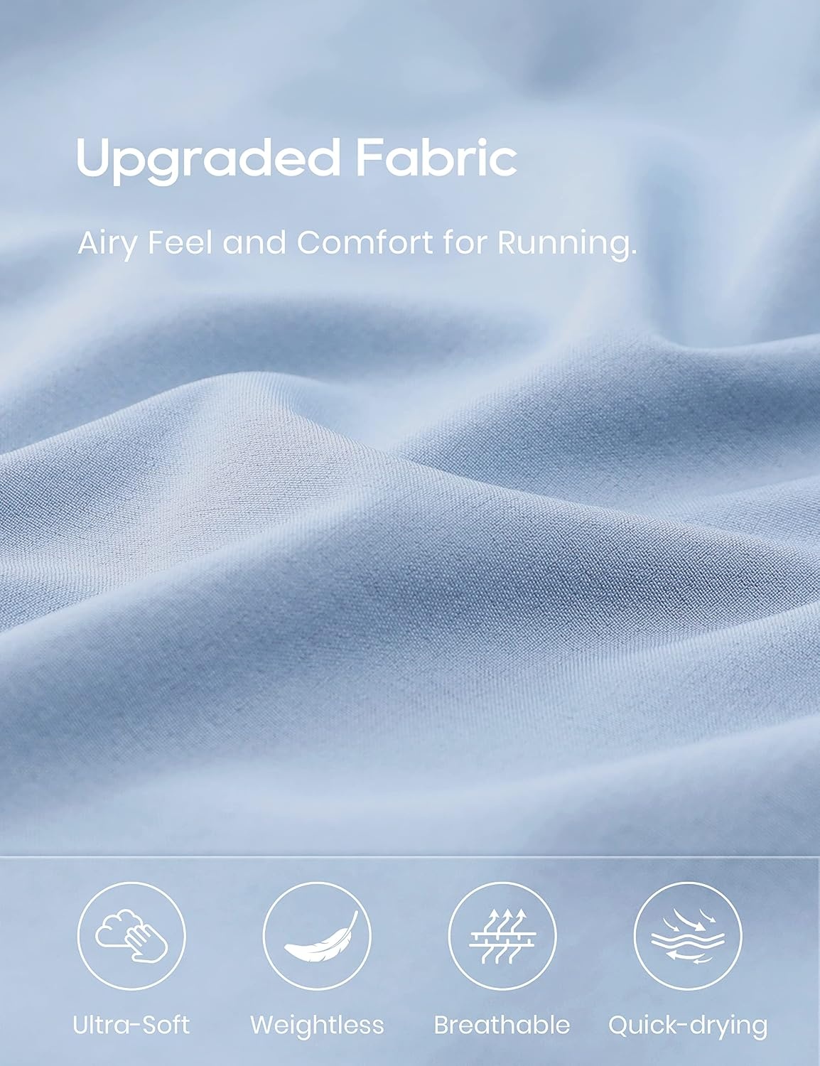 image:imageCRZ YOGA 2 in 1 Split Flowy Running Shorts for Women 3 High Waisted Quick Dry Skirts for Tennis Workout Athletic LoungeThe Breeze Blue