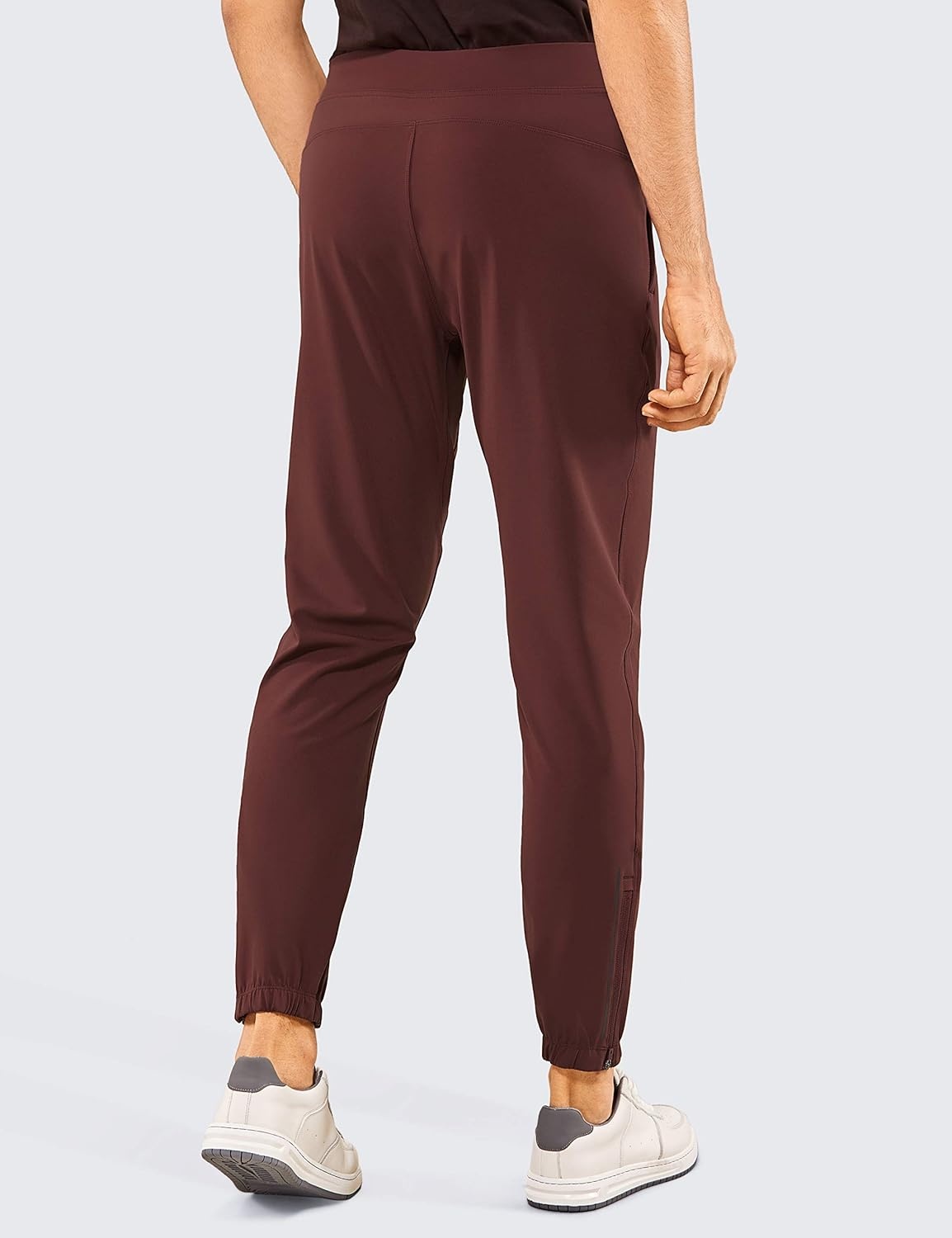 image:imageCRZ YOGA 4Way Stretch Athletic Joggers for Men 3032 Track Golf Gym Workout Hiking Pants with PocketsDark Red