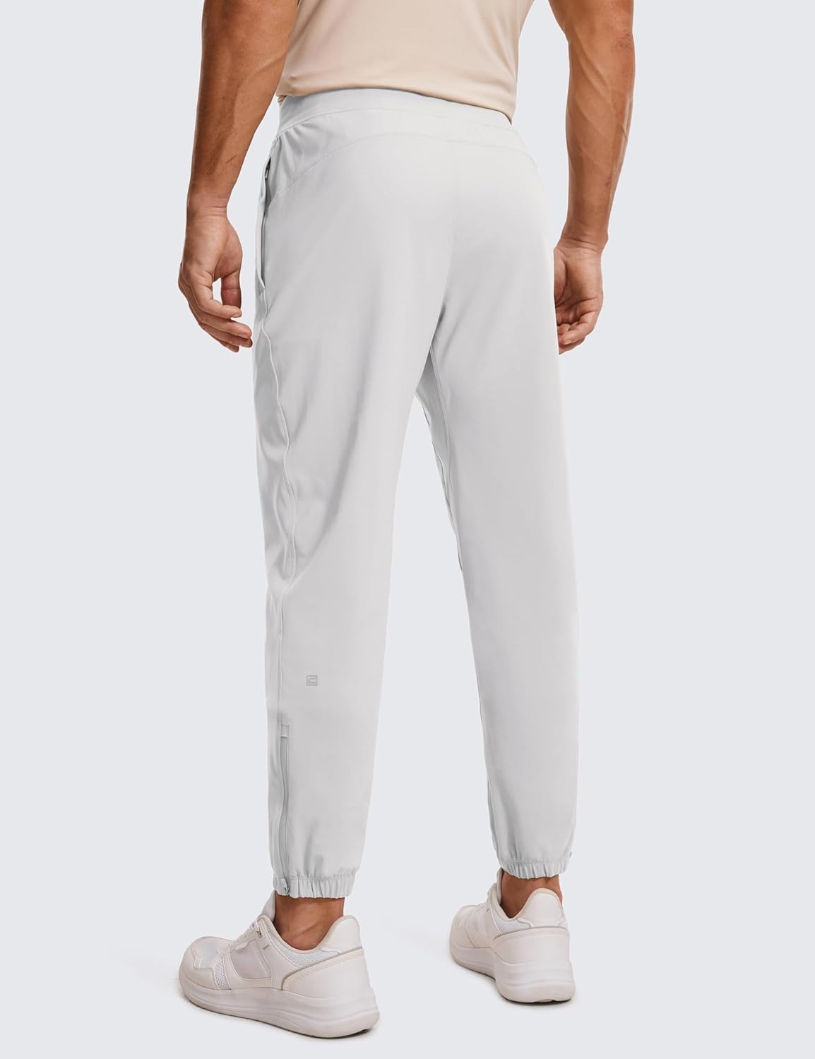 image:imageCRZ YOGA 4Way Stretch Athletic Joggers for Men 3032 Track Golf Gym Workout Hiking Pants with PocketsPlatinum Grey