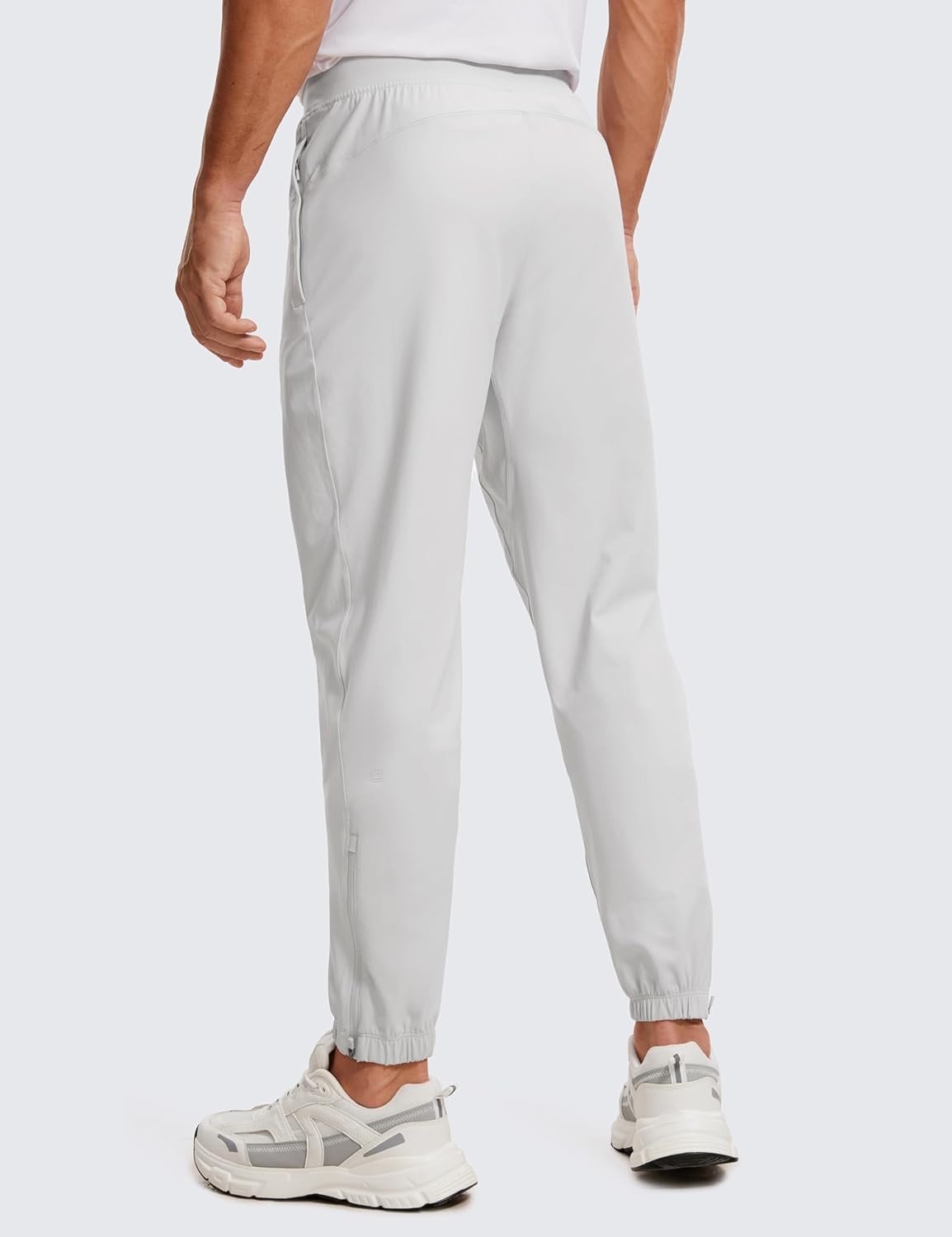 image:imageCRZ YOGA 4Way Stretch Athletic Joggers for Men 3032 Track Golf Gym Workout Hiking Pants with PocketsPlatinum Grey