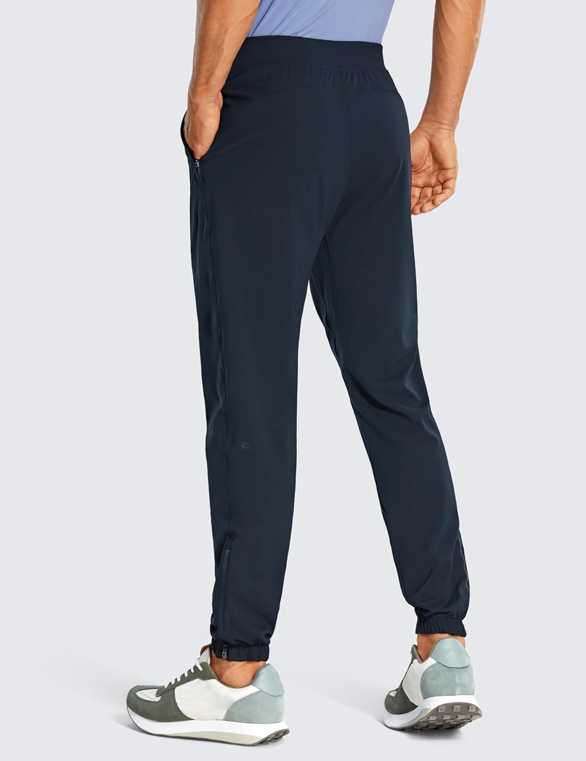 image:imageCRZ YOGA 4Way Stretch Athletic Joggers for Men 3032 Track Golf Gym Workout Hiking Pants with PocketsTrue Navy