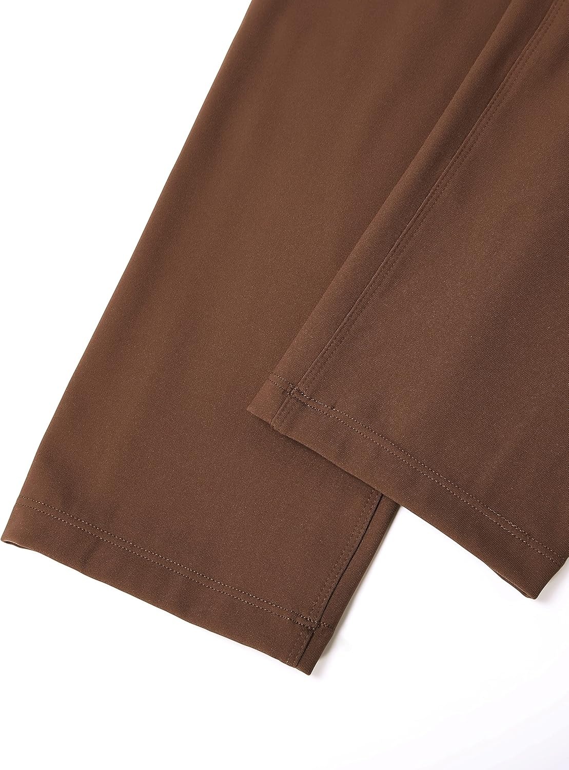 image:imageCRZ YOGA 4Way Stretch Athletic Pants for Men 30 Workout Lounge Casual Work Jogger with Zip PocketDark Brown